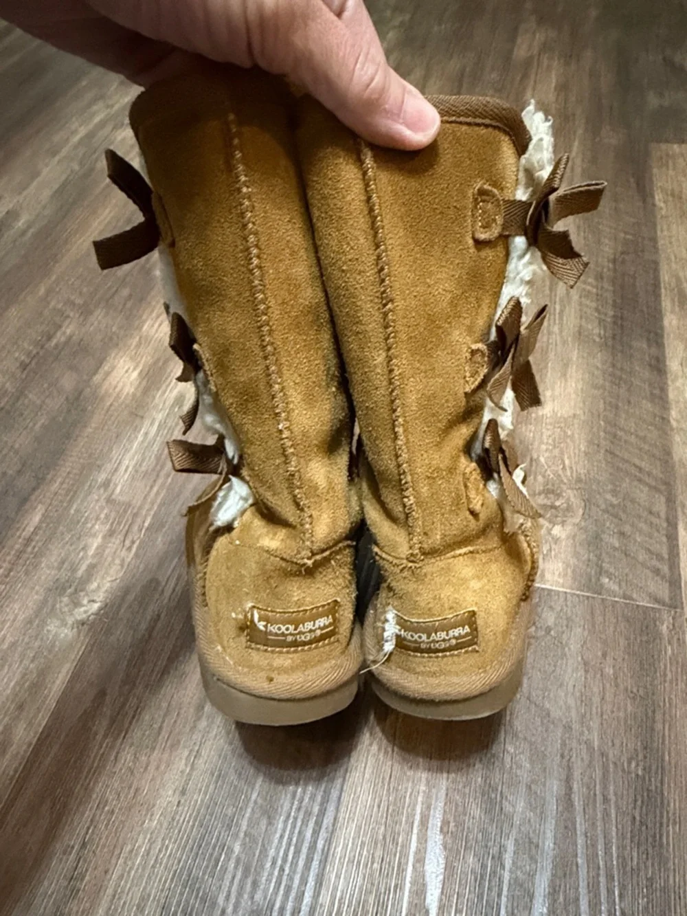 koolaburra by ugg girl's victoria tall boots style no. 1020171 size 12